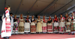Folkloraši tijekom nastupa u Bosni 2007.